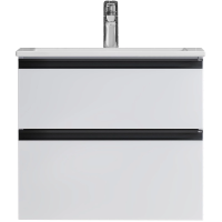 Тумба с раковиной белый глянец 60 см Roca Domi A857458806 + 3279A8000