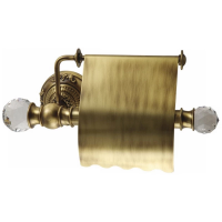 Держатель туалетной бумаги Migliore Cristalia 16763 с крышкой, цвет бронза с кристаллами Swarovski Держатель туалетной бумаги Migliore Cristalia 16763 с крышкой, цвет бронза с кристаллами Swarovski