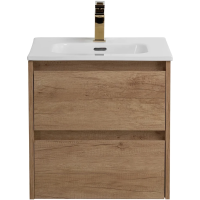 Тумба под раковину BelBagno Kraft KRAFT-500-2C-SO-RNN 50 см, подвесная, Rovere Nebrasca Nature