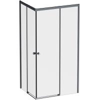 Душевой уголок AM.PM X-Joy 100×80 W94G-403-10080-BТ профиль черный матовый, стекло прозрачное