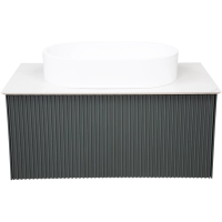 Тумба серо-зеленый матовый 74 см La Fenice Terra FNC-01-TER-G-80