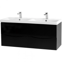 Тумба под раковину BelBagno Marino-Cer 120 MARINO-CER-1200-4C-SO-2-NL-P подвесная Nero Lucido