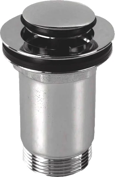 Донный клапан Plastbrno EUVCR01 для раковины, с переливом, хром