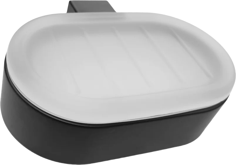 Мыльница Altasan Лотос ЛТ30ЧМ черный матовый