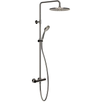 Душевая система Gessi Emporio 35183#149 термостат, душевая головка, переключатель, штанга, шланг, душ, цвет Finox