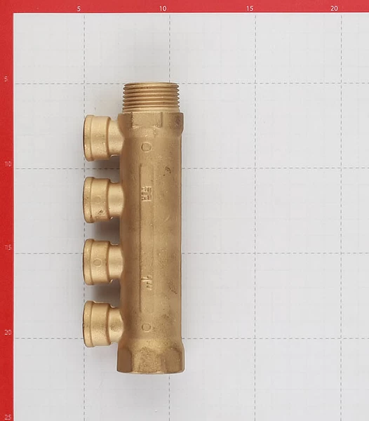 коллектор tiemme 1 вр(г) х 4 выхода 1/2 вр(г) х 1 нр(ш) (1910048)