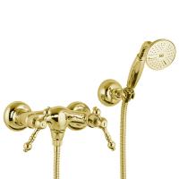 Смеситель Fima Carlo Frattini Epoque F5055OR для душа, настенный, с ручным душем, золото