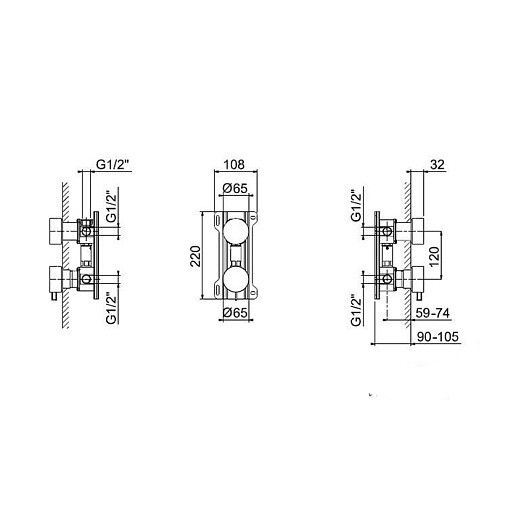 смеситель для душа fantini af/21 27 93 a187b сталь матовая