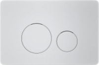 Клавиша для инсталляции Grossman Style 700.K31.05.01M.01M для унитаза, пластик, белая матовая