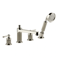 Смеситель для ванны Gessi VENTI20 
 65045#720 никель PVD