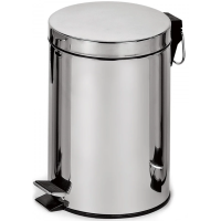 Мусорное ведро Binele Classic WP20CP 20л, с педалью, хром