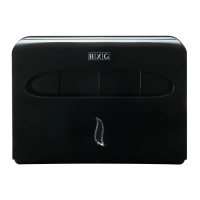 Диспенсер сидений для унитаза BXG CD-8009B черный