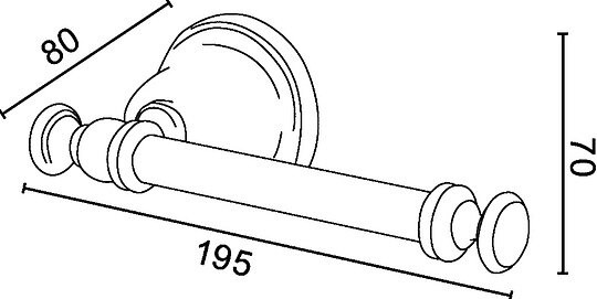 Держатель туалетной бумаги Tiffany World Harmony TWHA019bi/br