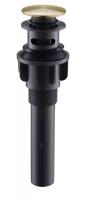 Донный клапан BelBagno BB-PCU-03-BORO click-clack, брашированное золото