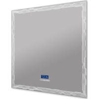 Зеркало Cezares 90 45063 с подсветкой с сенсорным выключателем Touch System, с подогревом, с радио и датчиком температуры