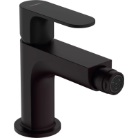 Смеситель Hansgrohe Rebris S 72212670 для биде, с донным клапаном, черный матовый