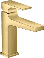 Смеситель Hansgrohe Metropol 32507990 для раковины, с донным клапаном, золото