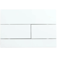 Кнопка смыва для инсталляции Veconi Flush V7 для унитаза, пластик, цвет белый глянец