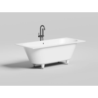 Ванна из литьевого мрамора Salini S-Sense Ornella Axis 103411G 180x80 см, белый глянец