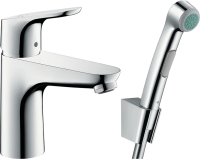 Смеситель для раковины с донным клапаном Push-Open Hansgrohe Focus 31927000