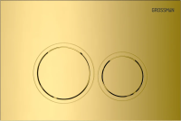 Клавиша для инсталляции Grossman Galaxy 700.K31.01.300.300 для унитаза, пластик, золото глянцевое