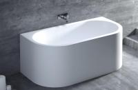 Ванна из искусственного камня Salini Giada 100911G/M, 165х80 см, из материала Sapirit, глянцевая или матовая белая