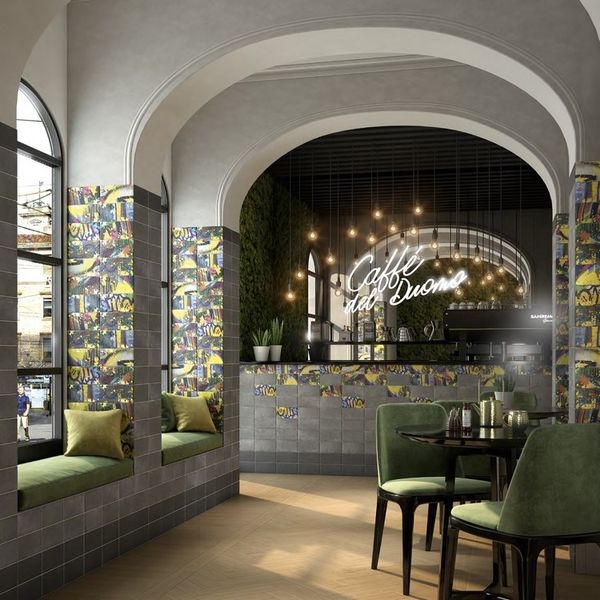 Керамическая плитка Kerama Marazzi Граффити серый темный 19067 настенная 9,9х20 см Керамическая плитка Kerama Marazzi Граффити серый темный 19067 настенная 9,9х20 см