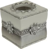 Диспенсер для салфеток Avanti Braided Medallion Silver 11166E-SLV серый