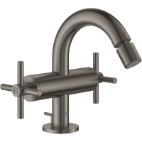 Смеситель Grohe Atrio New 24027AL3 для биде, с донным клапаном, темный графит матовый