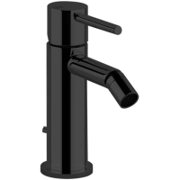 Смеситель Gessi Via Tortona 18607#299 для биде, с донным клапаном, черный матовый