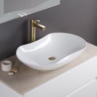 Раковина накладная BelBagno 66 BB1334, белая