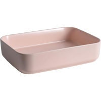 Раковина Allen Brau Fantasy 4.11021.SM 50x36 см, накладная, цвет розовая