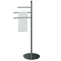 Стойка с аксессуарами Colombo Design Planets B9815.000 напольная, полотенцедержатель, 41x26x88 см, хром