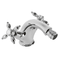 Смеситель Cezares Nostalgia NOSTALGIA-BS1-01 для биде, с донным клапаном, хром
