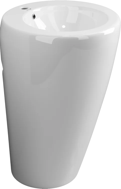Раковина Ceramicanova CN1807 напольная, 52.5x52x86 см, белая
