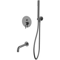 Смеситель для ванны Whitecross Y gunmetal YSET06GM Оружейная сталь