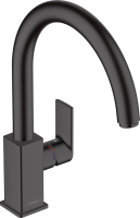 Смеситель для кухни Hansgrohe Vernis Shape M35 71871670, черный матовый