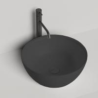  Раковина накладная 42.5х42.5 см Salini Alda 02.1102110GRF RAL9005, S-Sense, цвет: RAL9005