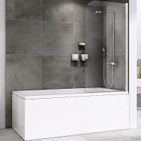 Шторка на ванну Abber Ewiges Wasser 100х140 AG52100 профиль Хром стекло прозрачное 457255