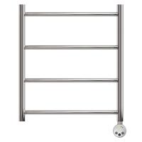 Полотенцесушитель Point Афина П4 PN04156E электрический, левый | правый, 50x60 см, хром