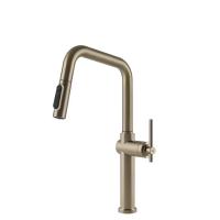 Смеситель для кухни Gessi HABITO 
 60852#149 цвет-finox brushed nickel