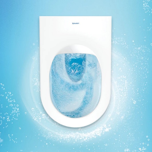 унитаз подвесной duravit soleil by starck 45910920a1, безободковый с сиденьем микролифт, цвет белый