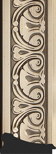 зеркало evoform exclusive by 3606 80x170 см барокко серебро