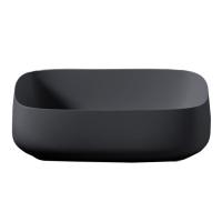 Раковина ArtCeram Cognac Quadro COL009 37 00 накладная, без отв., без перелива, на столешницу, Saniglaze, 56x41xh15.5 см, denim (джинсовая ткань)