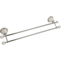 Полотенцедержатель Migliore Provance 17668 двойной, цвет хром