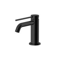 Смеситель для раковины Gattoni Circle Two 9140/91NO, 1 отв., с донным клапаном, цвет: Nero Opaco