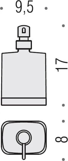 Дозатор для мыла Colombo Design Time W4280.000