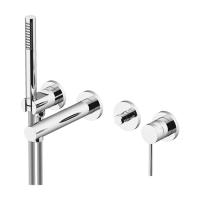 Смеситель для ванны Gattoni Circle One 9005/90C0 встраиваемый, хром глянцевый