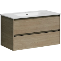 Тумба под раковину SANCOS Cento 890х450х500, c двумя ящиками, карпатская ель, арт. CN90KE