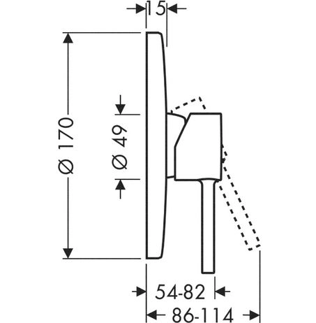смеситель для душа axor starck 10616000